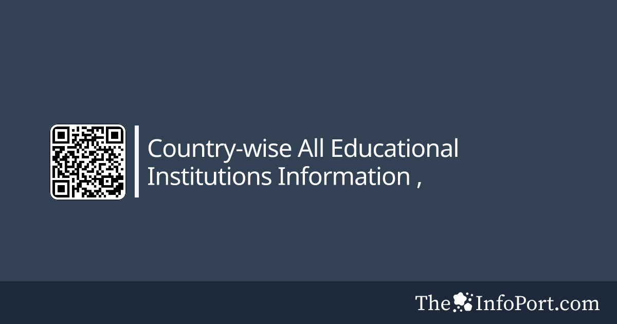 Country-wise All Educational Institutions Information